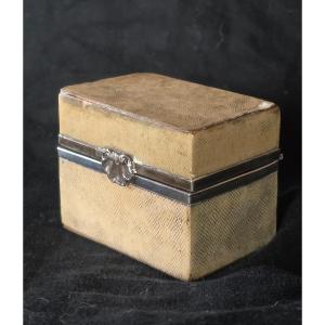 Shagreen And Silver Scented Dressing Table, 18th Century
