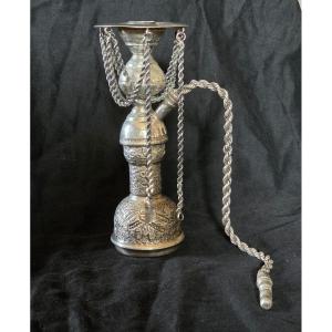 Miniature Silver Hookah, Early 20th Century