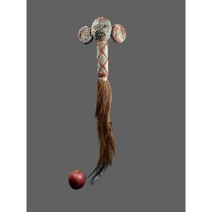 Hunting Elephant Fly Beaded Royal Bamoun Cameroon