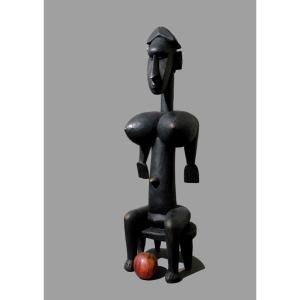 Large Cubist Statue Bambara Nyeleni Mali