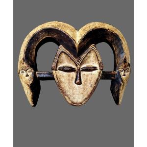 Ekuk Kwele Mask Gabon / Democratic Republic Of Congo