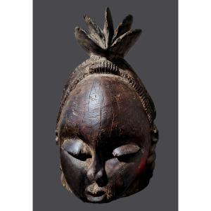 Large Mende Helmet Mask Sierra Leone
