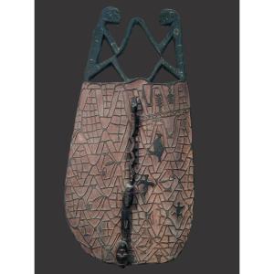 Large Wooden Panel Irian Jaya Asmat Oceania