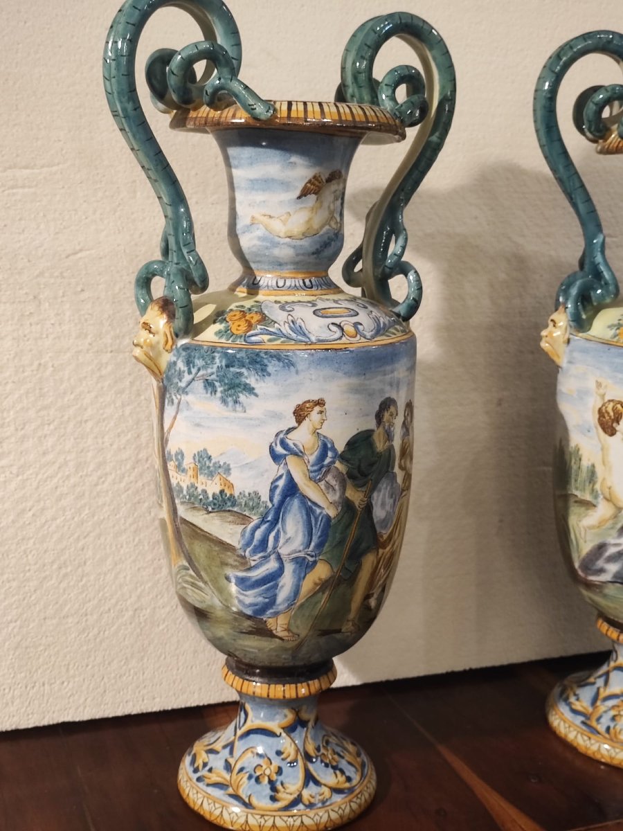 Coppia di vasi in ceramica-photo-3