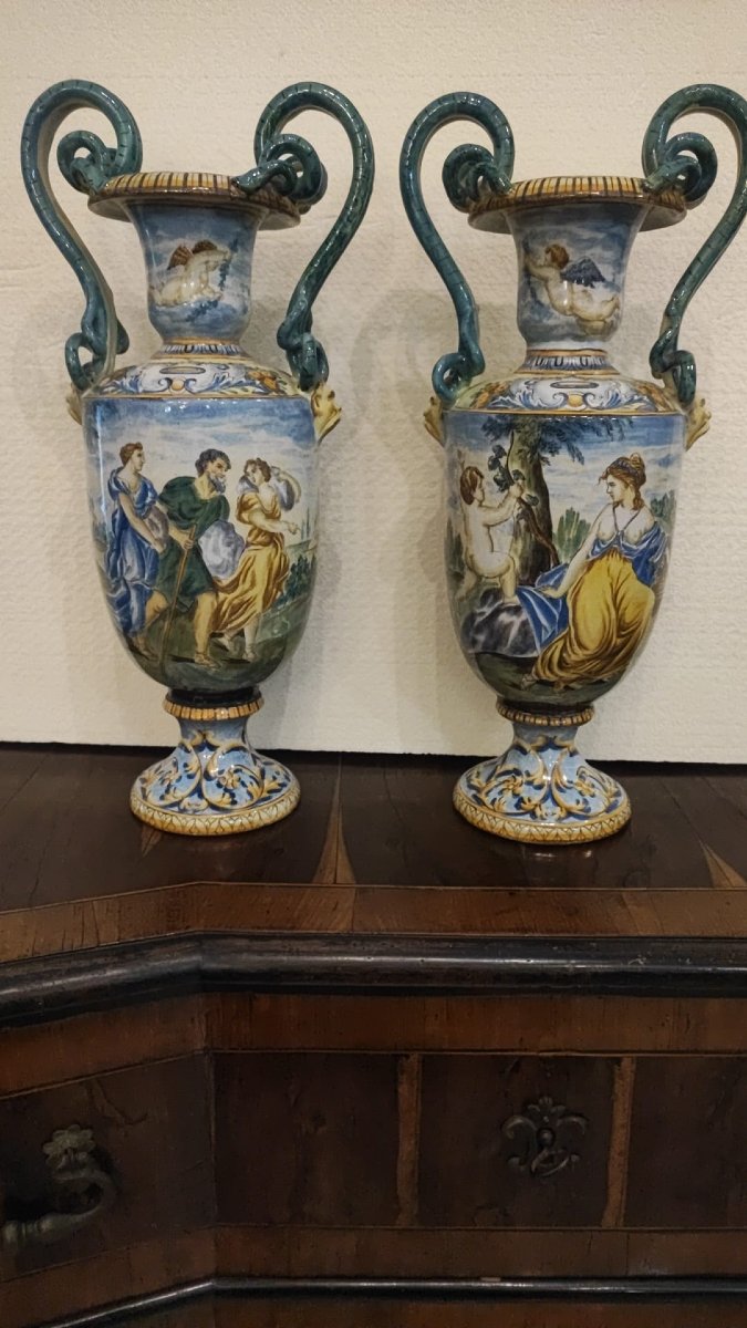 Coppia di vasi in ceramica-photo-4