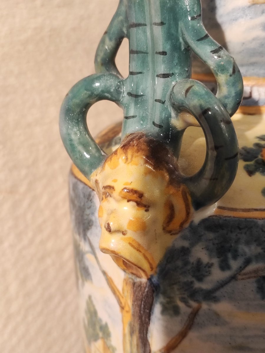 Coppia di vasi in ceramica-photo-3