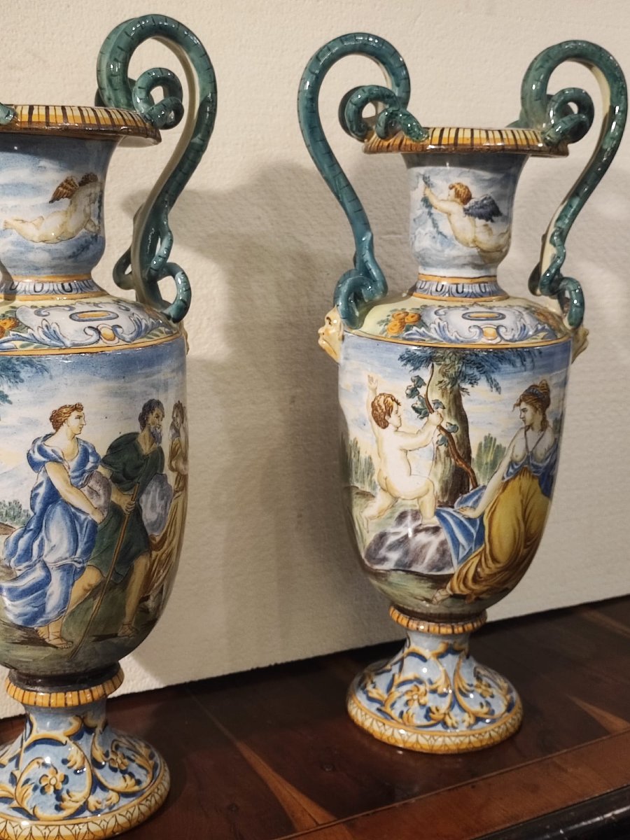 Coppia di vasi in ceramica-photo-4