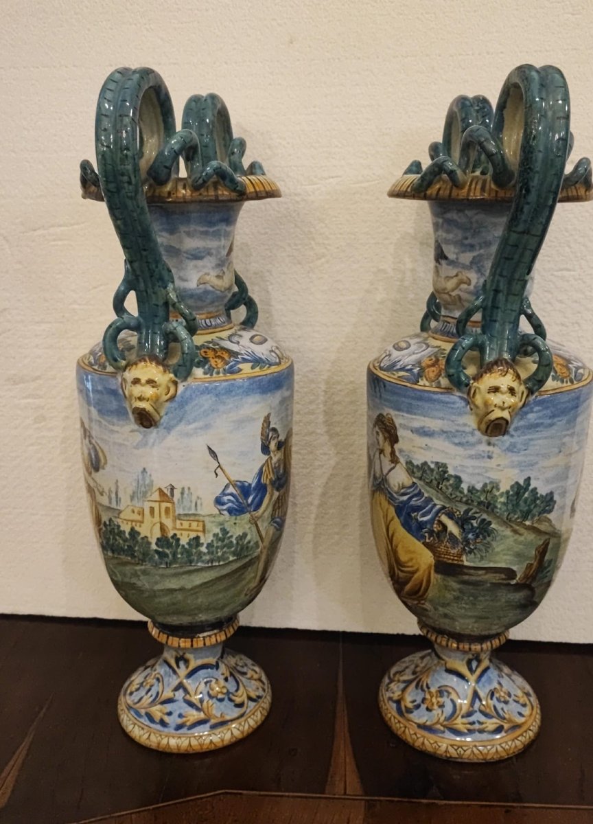 Coppia di vasi in ceramica-photo-5