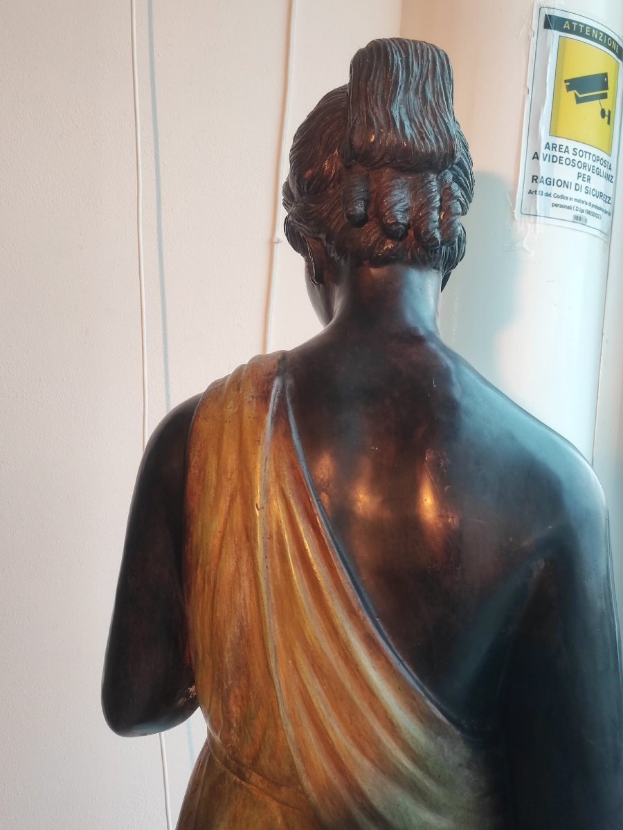 Scultura femminile in bronzo-photo-2