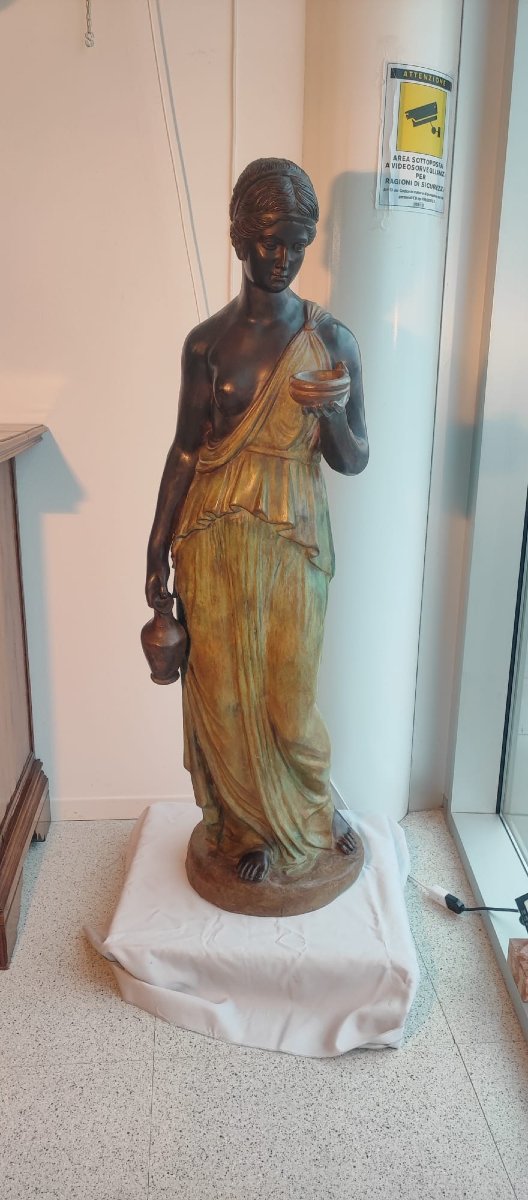 Scultura femminile in bronzo-photo-4