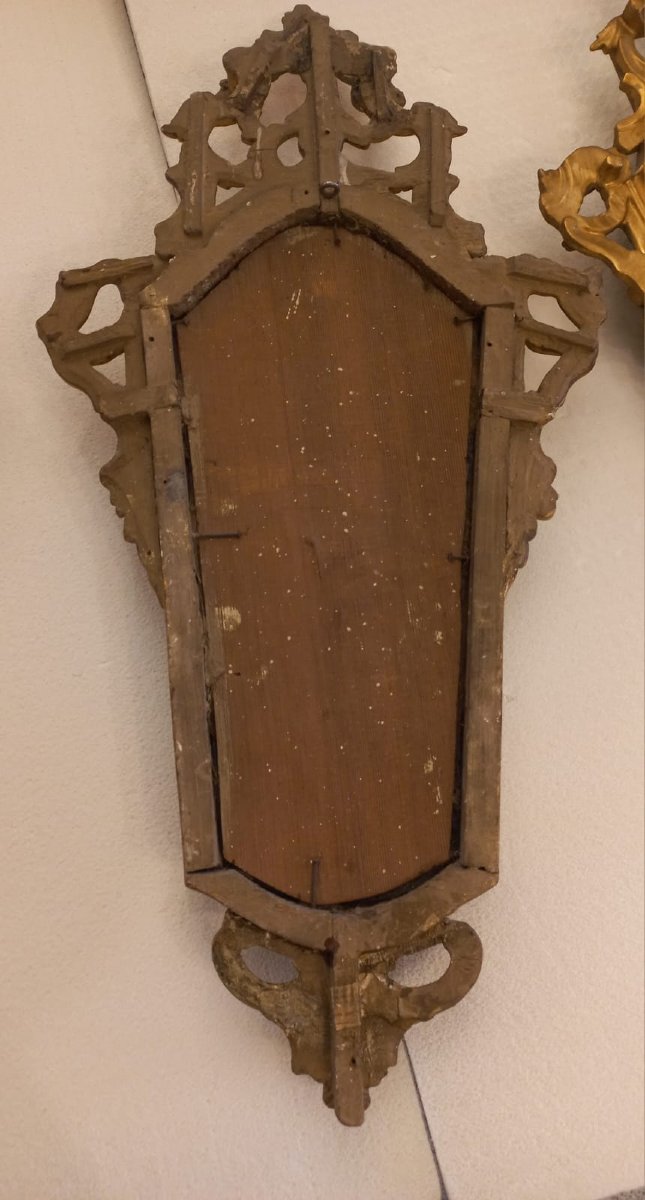 Lotto di quattro specchiere veneziane-photo-4