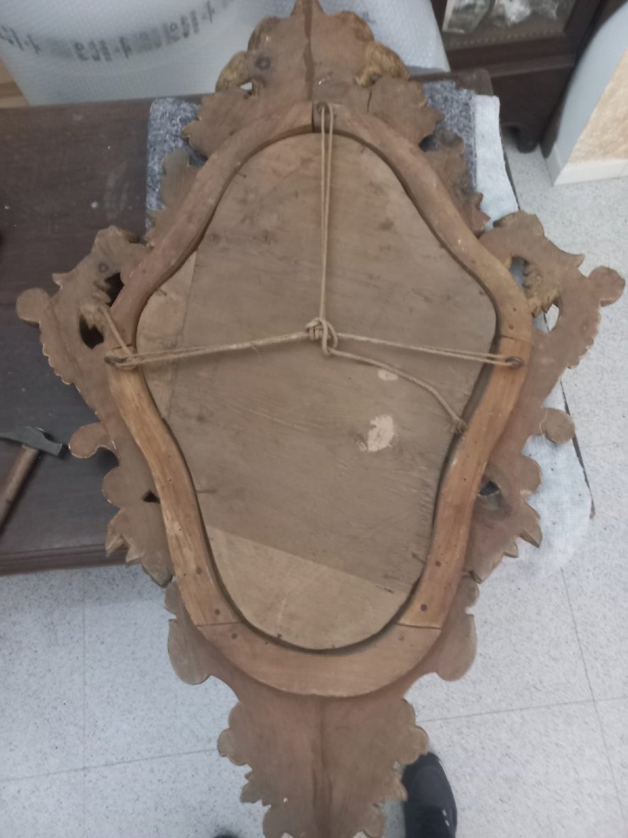 Coppia di specchiere dorate-photo-1