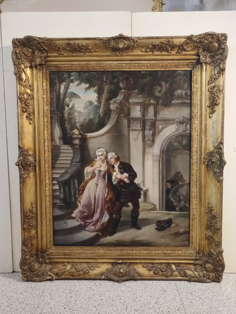 Dipinto antico (J.Baptiste Lallemand 1710-1803)-photo-4