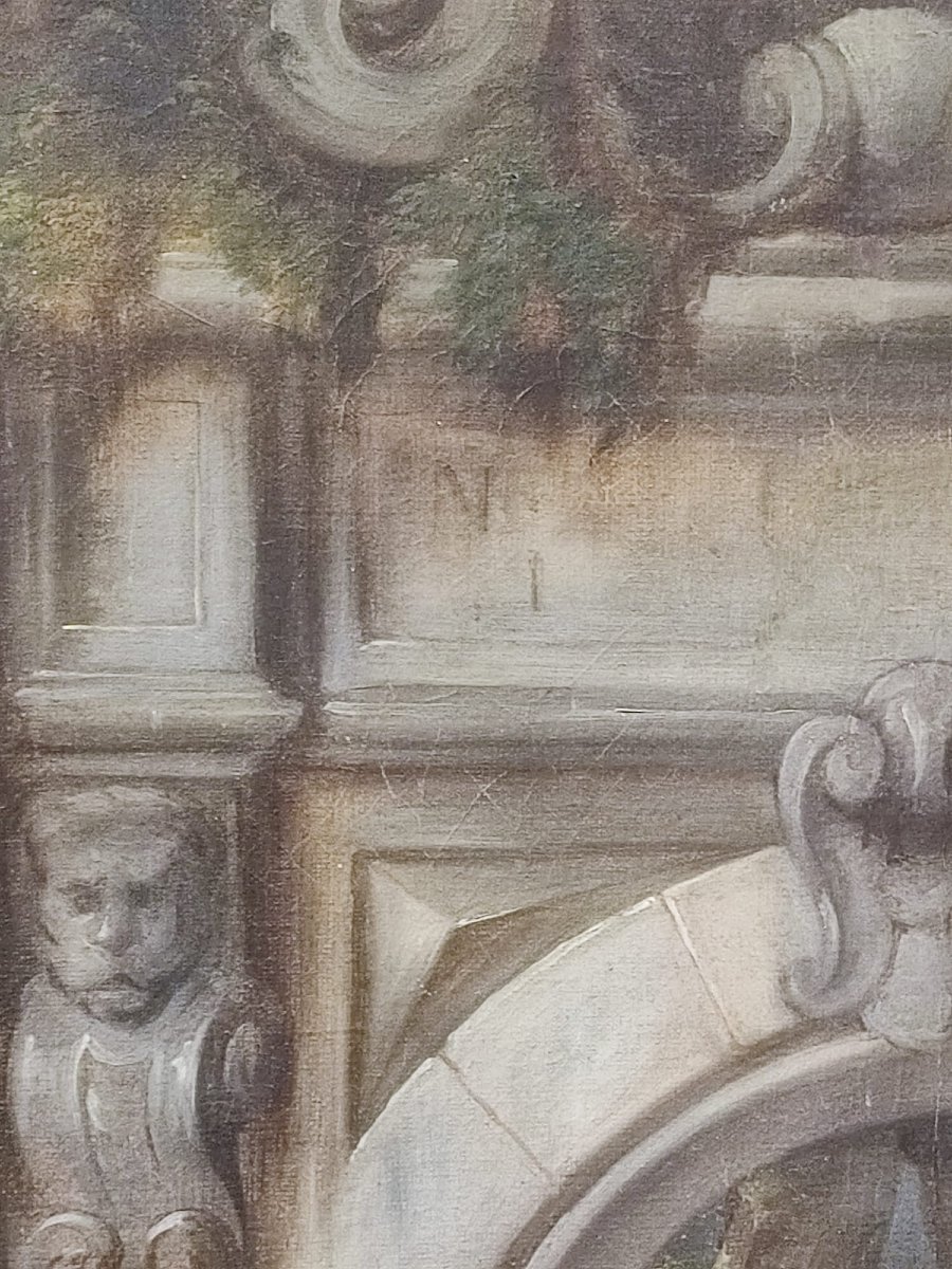 Dipinto antico (J.Baptiste Lallemand 1710-1803)-photo-1