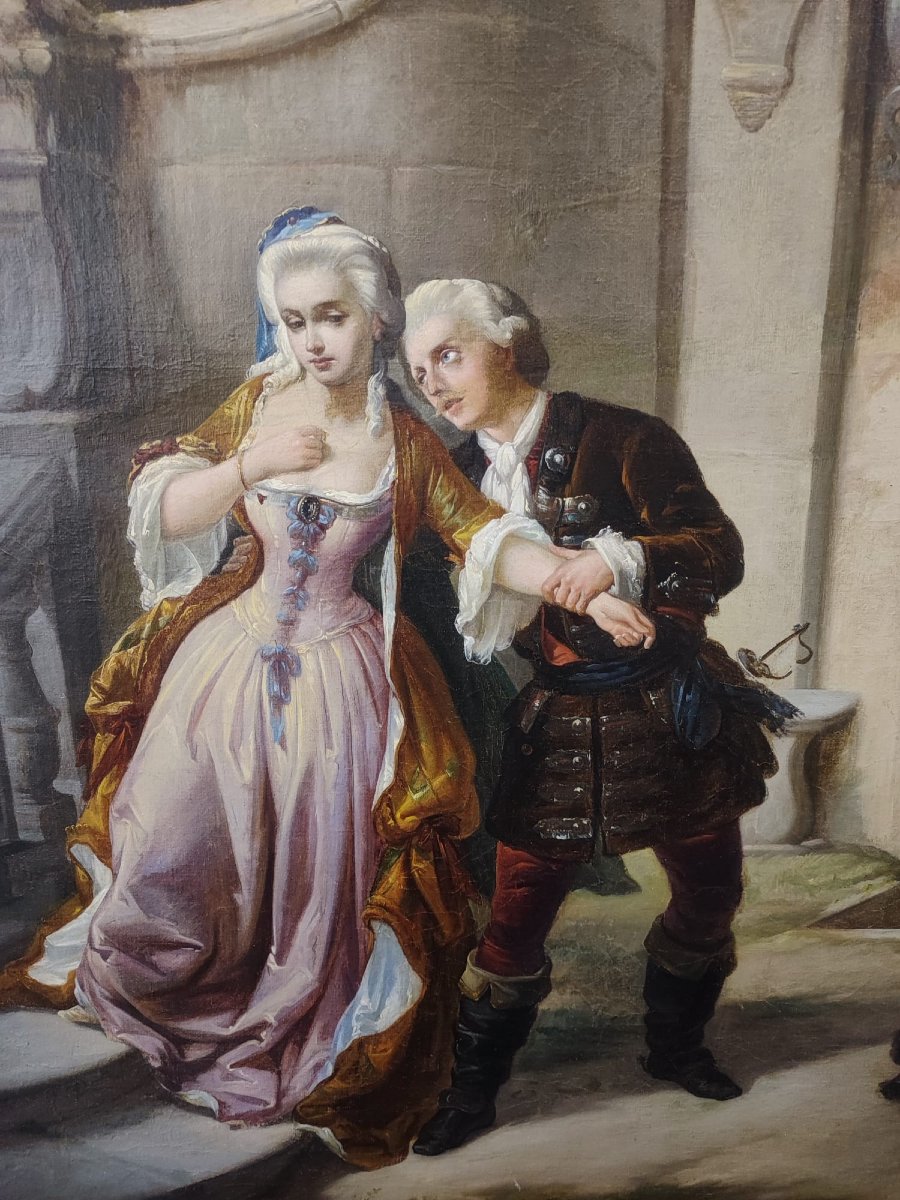 Dipinto antico (J.Baptiste Lallemand 1710-1803)-photo-5