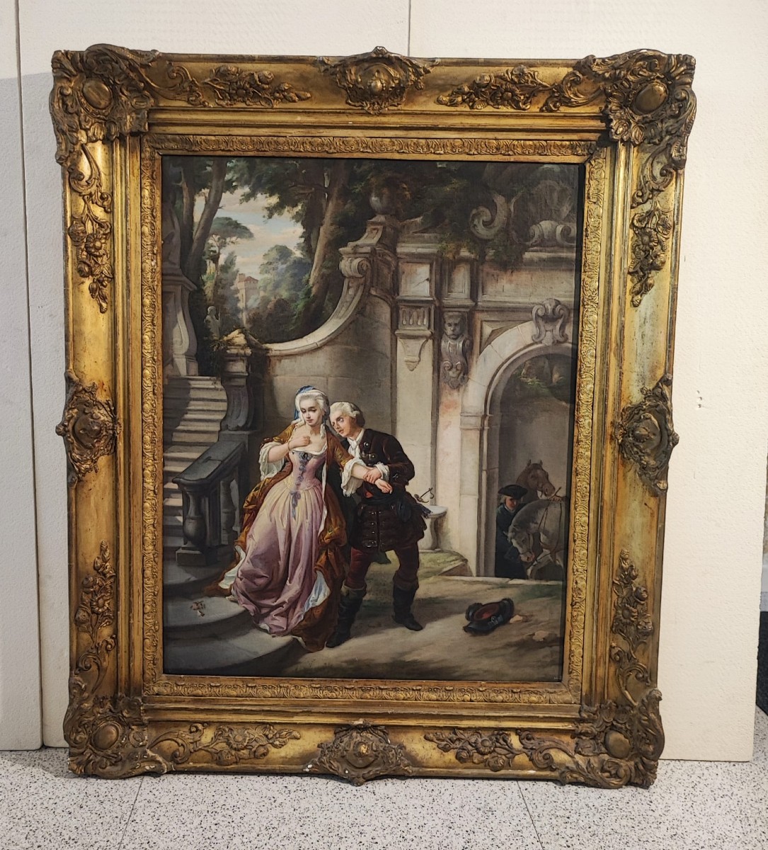 Dipinto antico (J.Baptiste Lallemand 1710-1803)