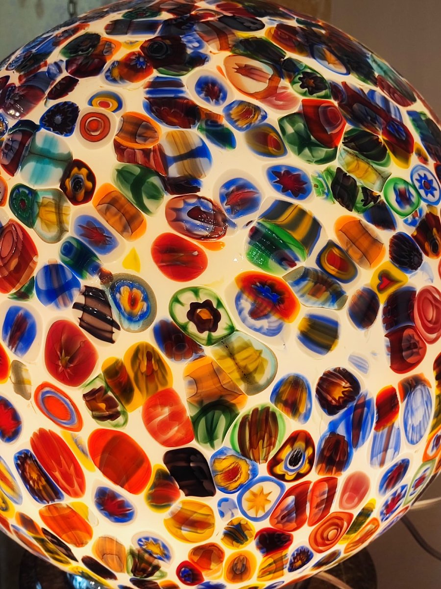 Lampada rotonda in vetro di Murano-photo-2