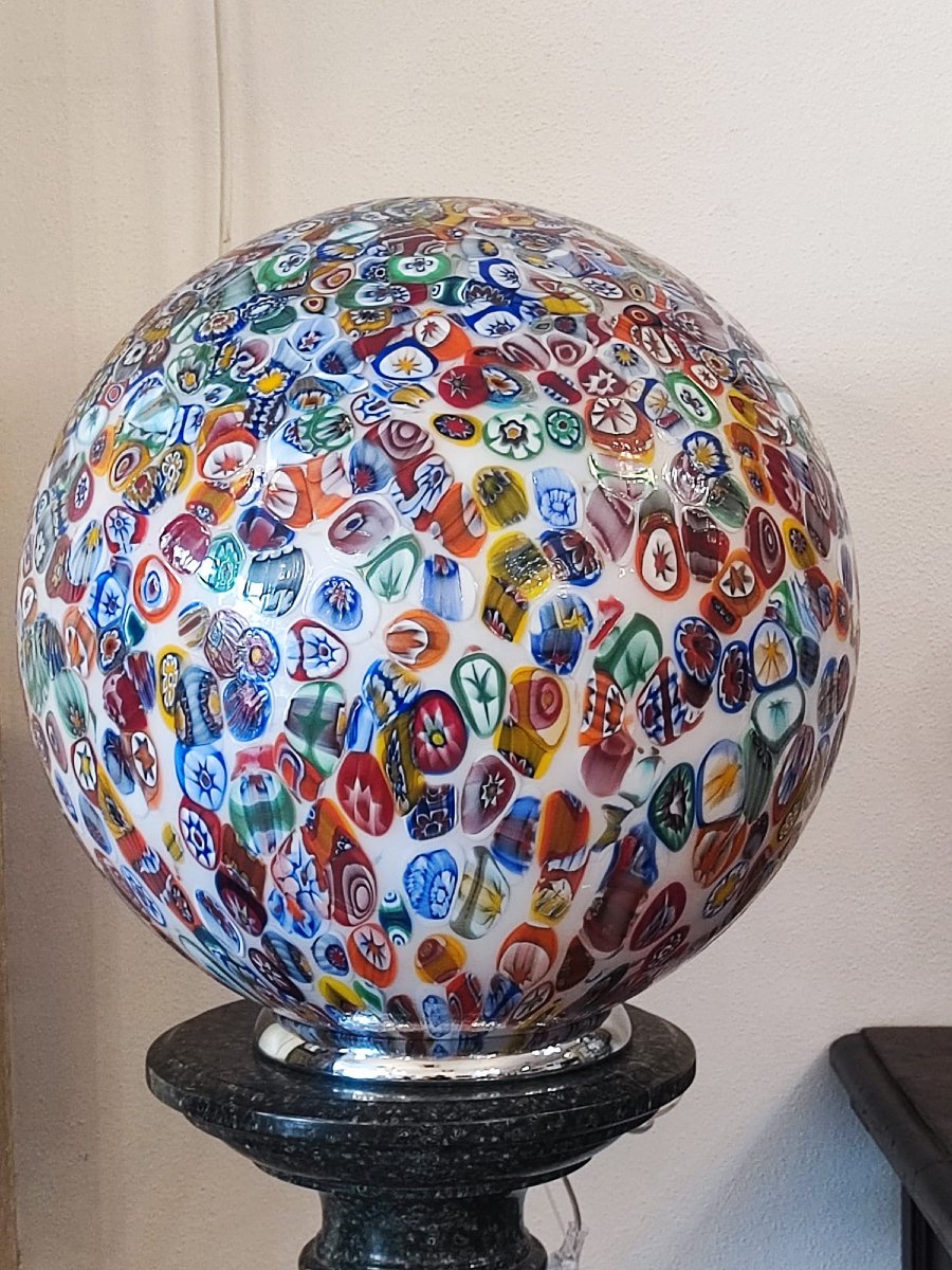 Lampada rotonda in vetro di Murano-photo-4