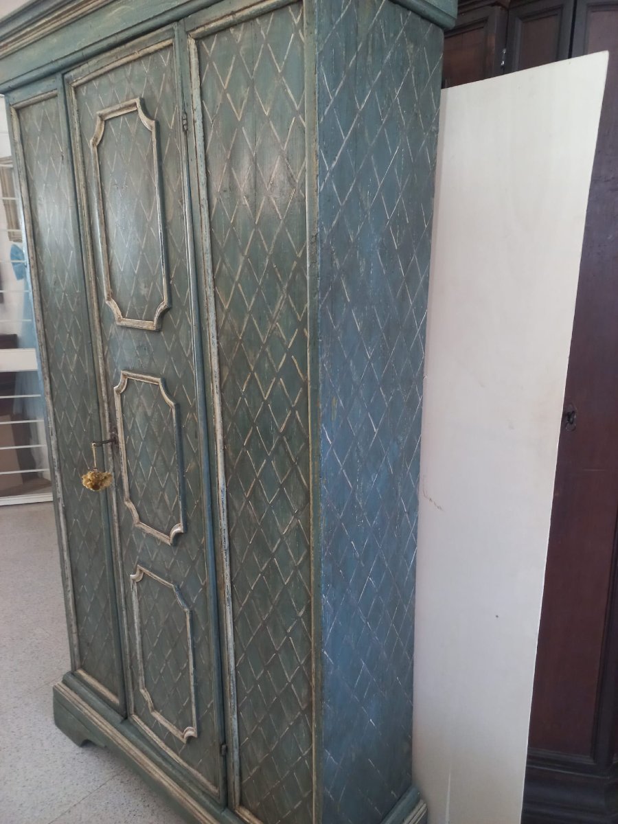 Antico armadio laccato-photo-2