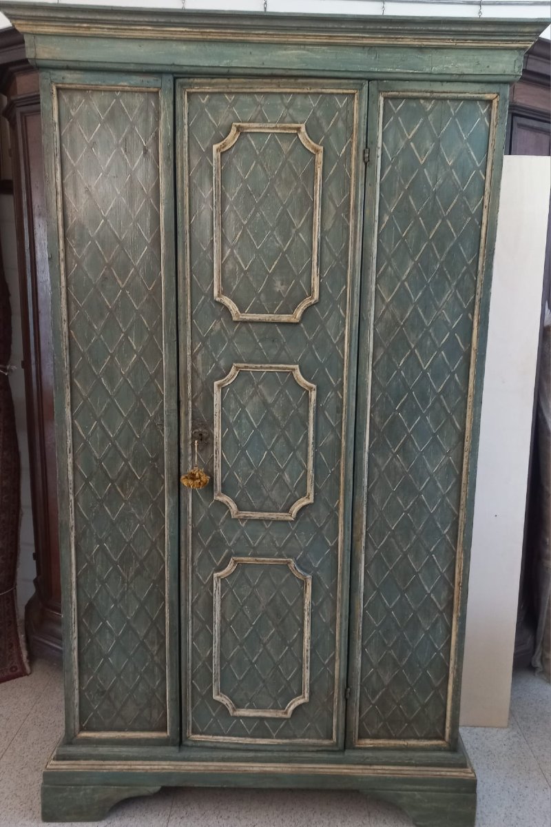 Antico armadio laccato-photo-3