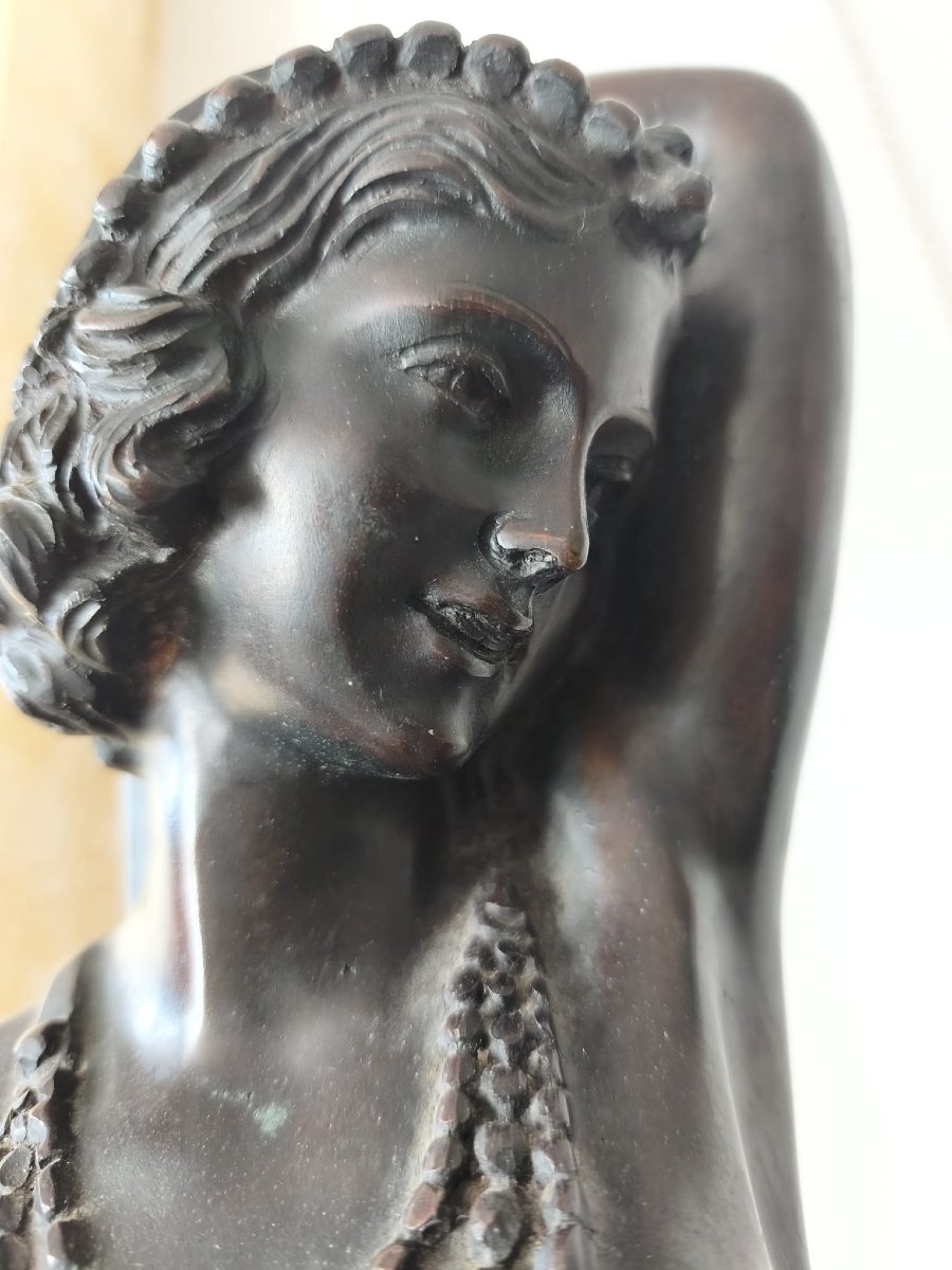 Scultura femminile in bronzo-photo-3