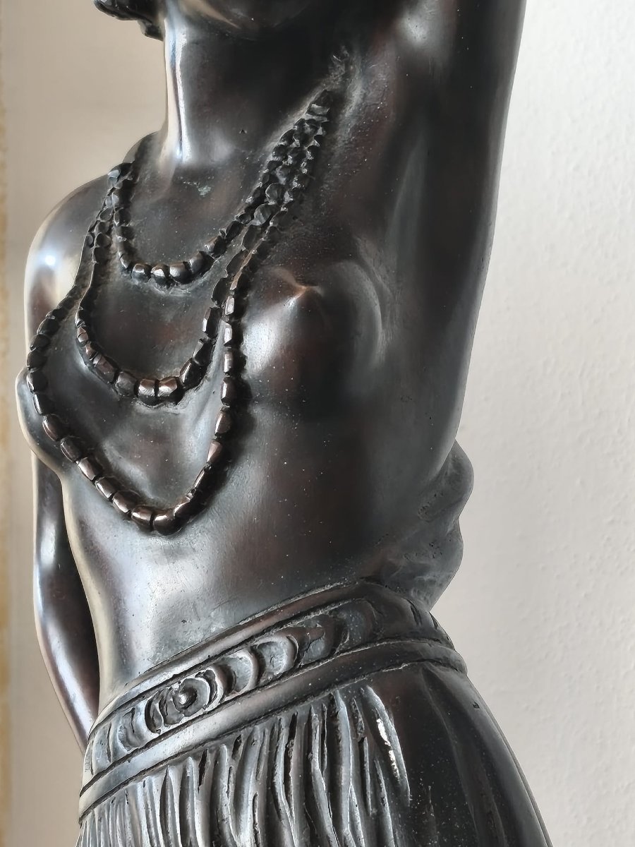 Scultura femminile in bronzo-photo-4