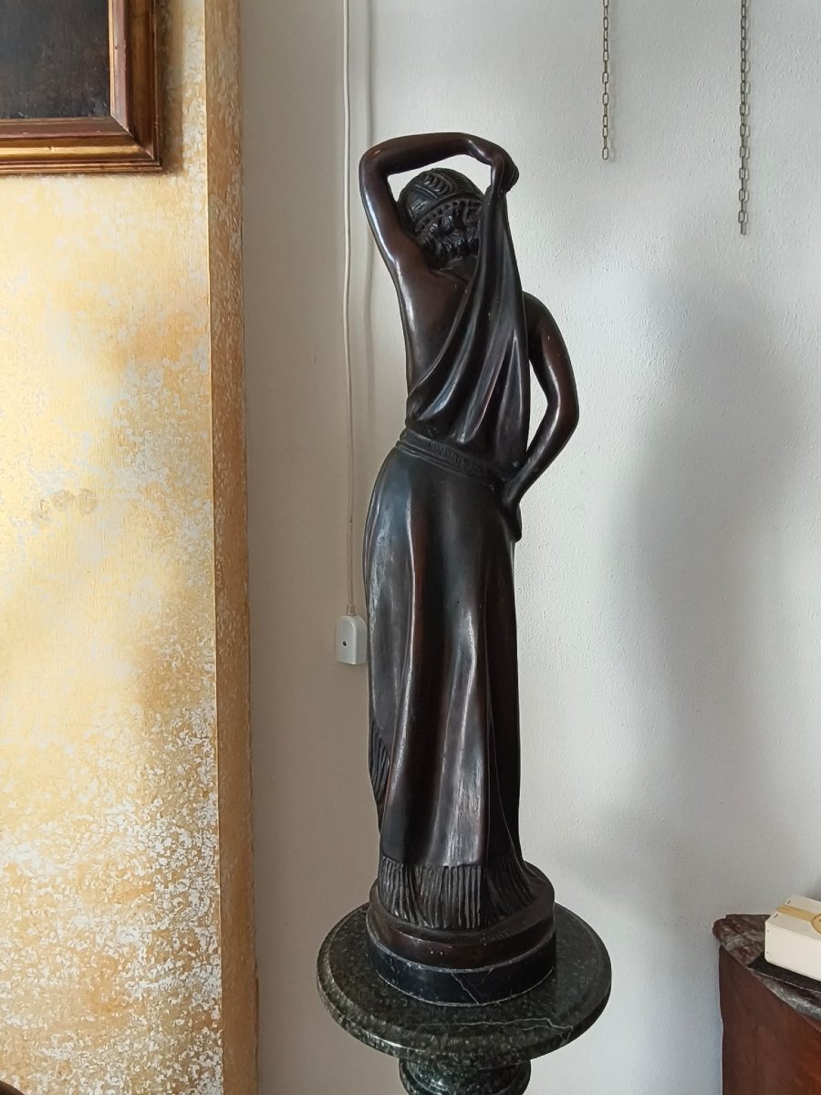 Scultura femminile in bronzo-photo-5