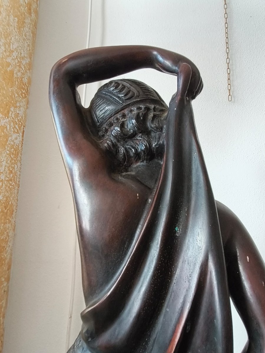 Scultura femminile in bronzo-photo-6