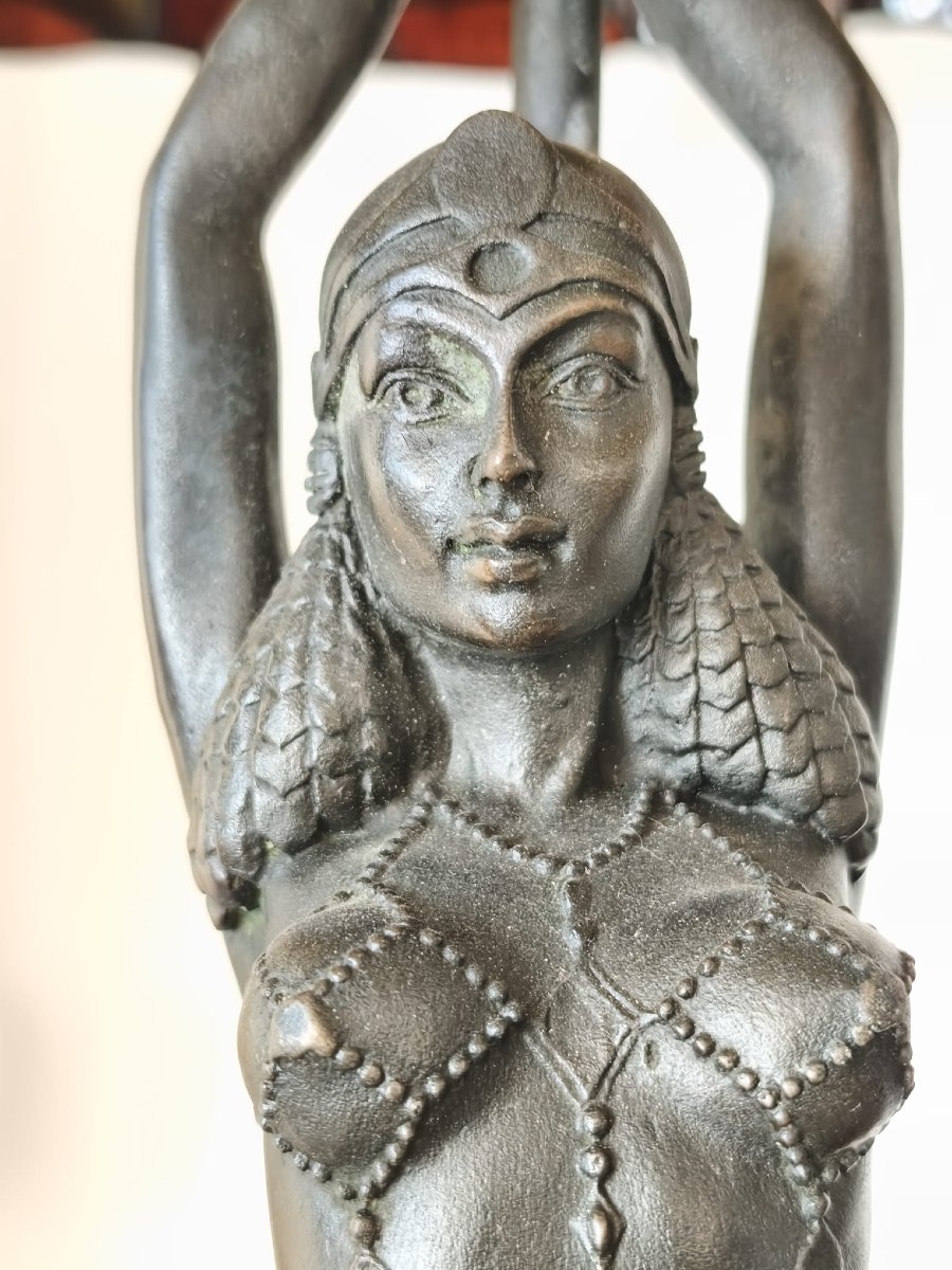 Scultura con lampada-photo-5
