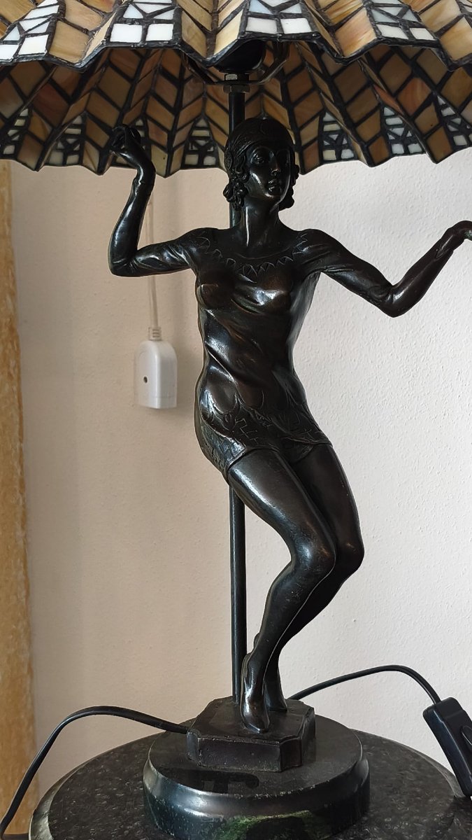 Scultura con lampada-photo-3