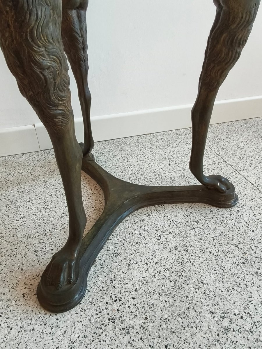 Scultura braciere in bronzo-photo-6