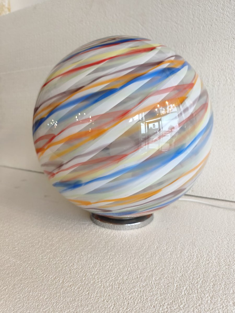 Lampada in vetro di Murano