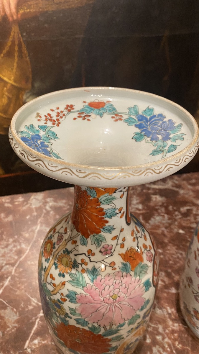 Coppia di vasi in ceramica, del XIX secolo-photo-3