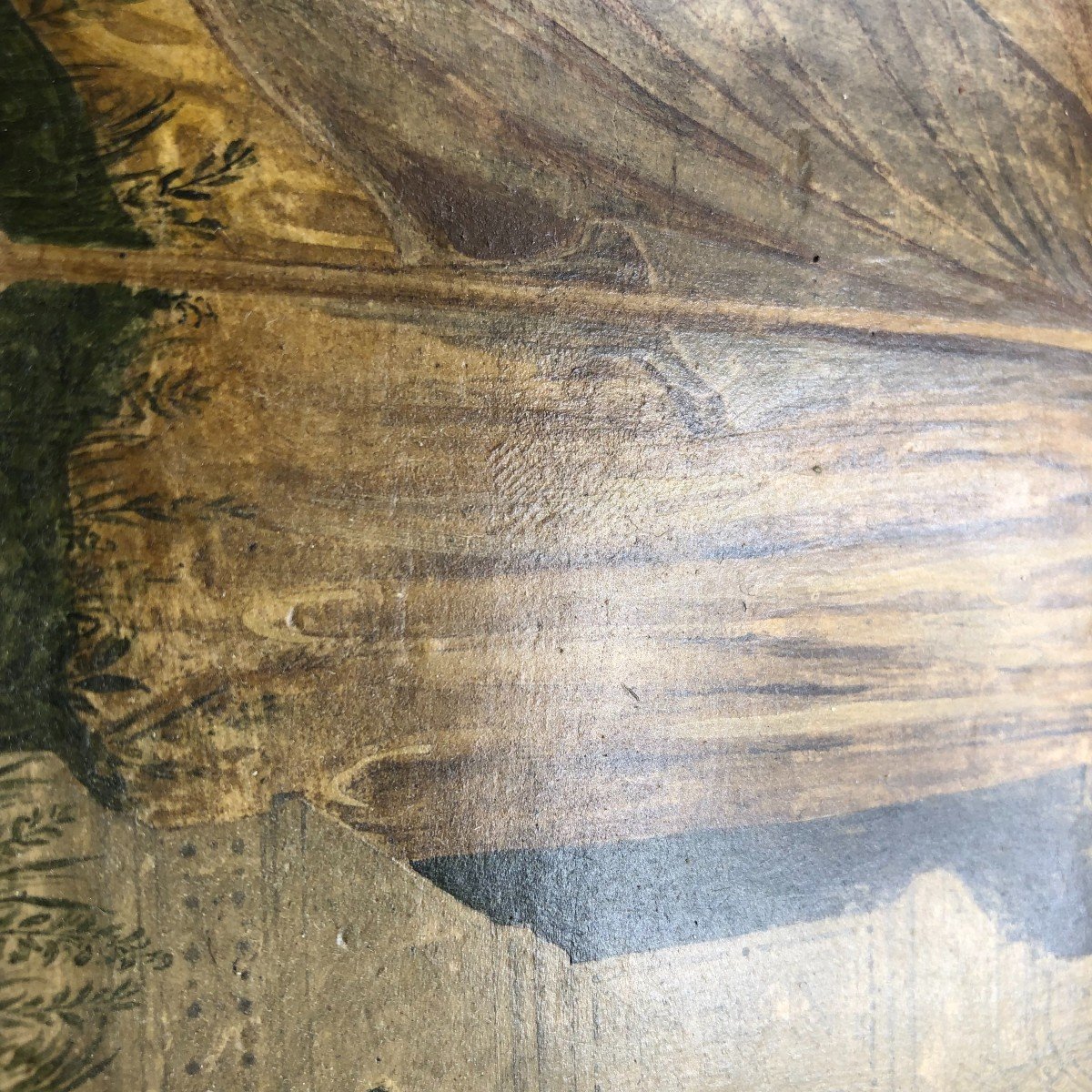 Dipinto ad olio su tavoletta Siena primi '800-photo-1