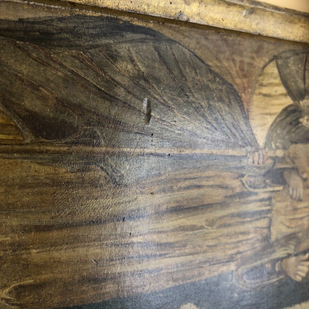 Dipinto ad olio su tavoletta Siena primi '800-photo-2