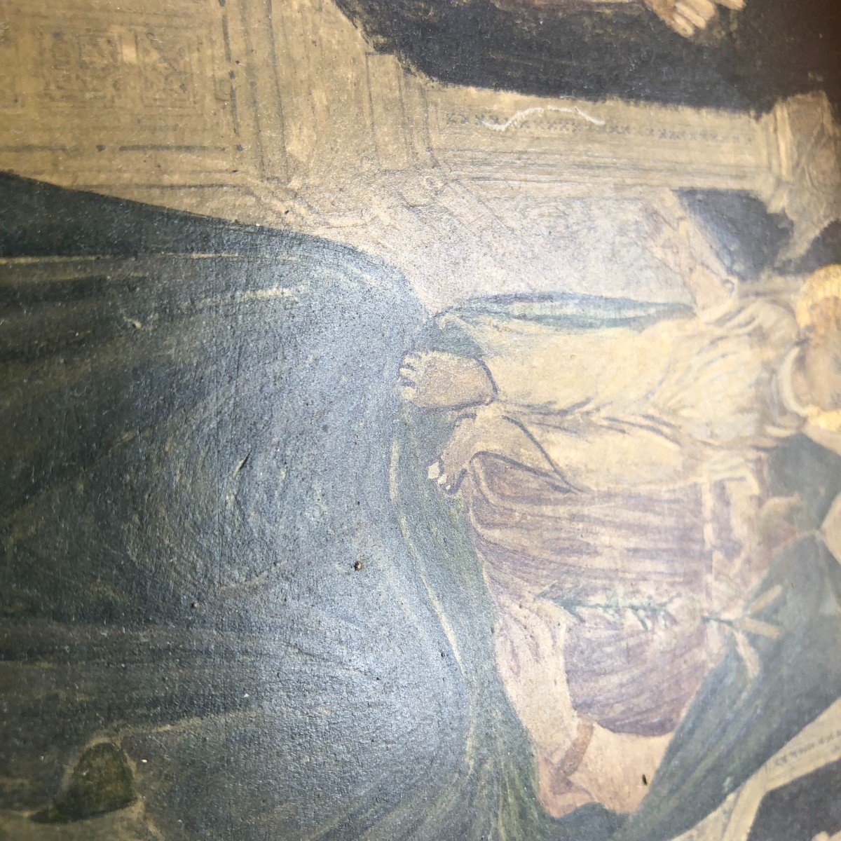 Dipinto ad olio su tavoletta Siena primi '800-photo-3