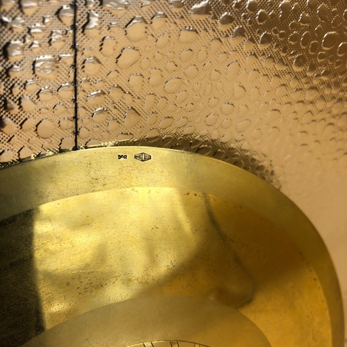 Calice italiano del sec. XX° in argento massiccio in stile futurista-photo-4
