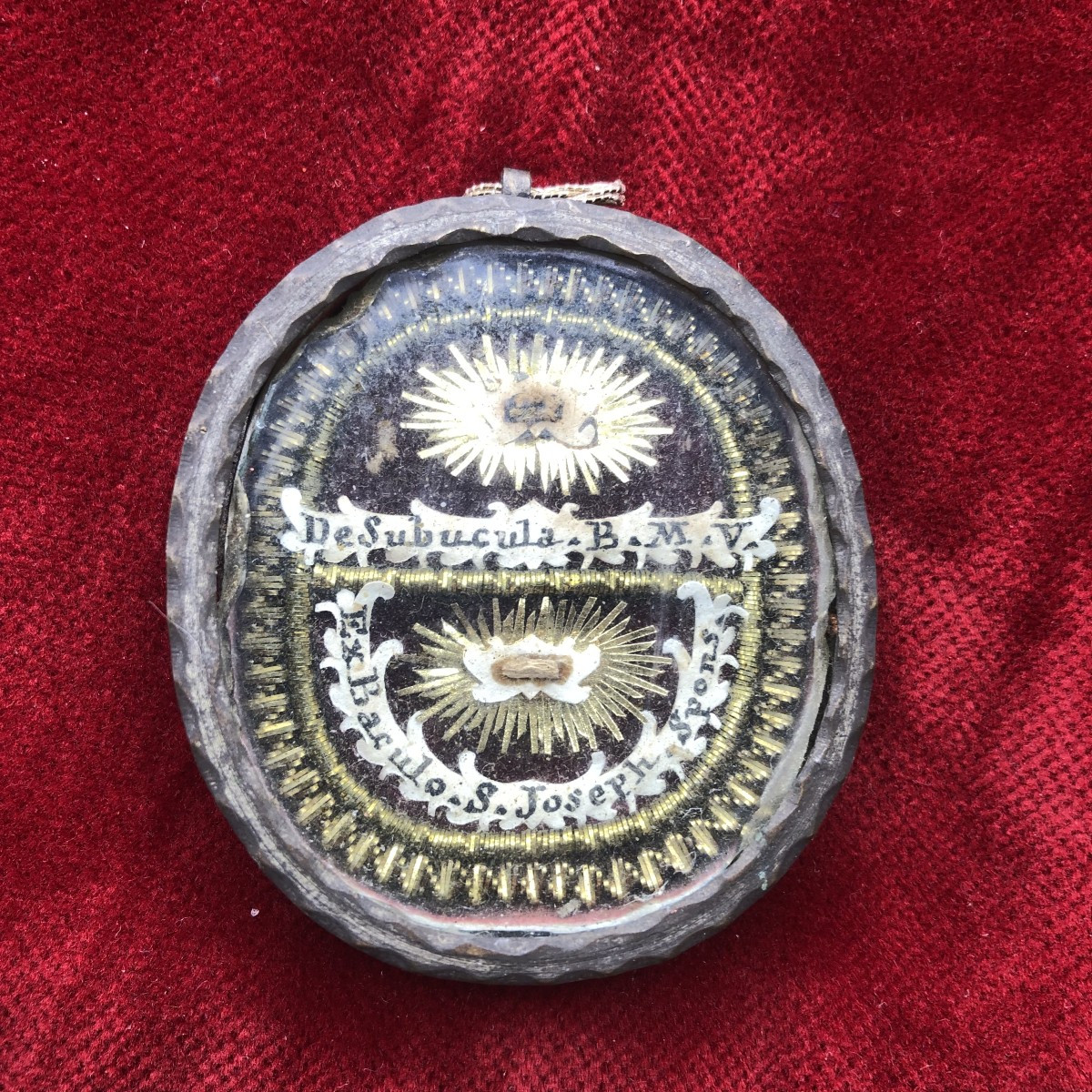 REL. DI UN FRAMM. DELLA BIANCHERIA DELLA B.V.M. E DI UN FRAMM. DEL BASTONE DI SAN GIUSEPPE
