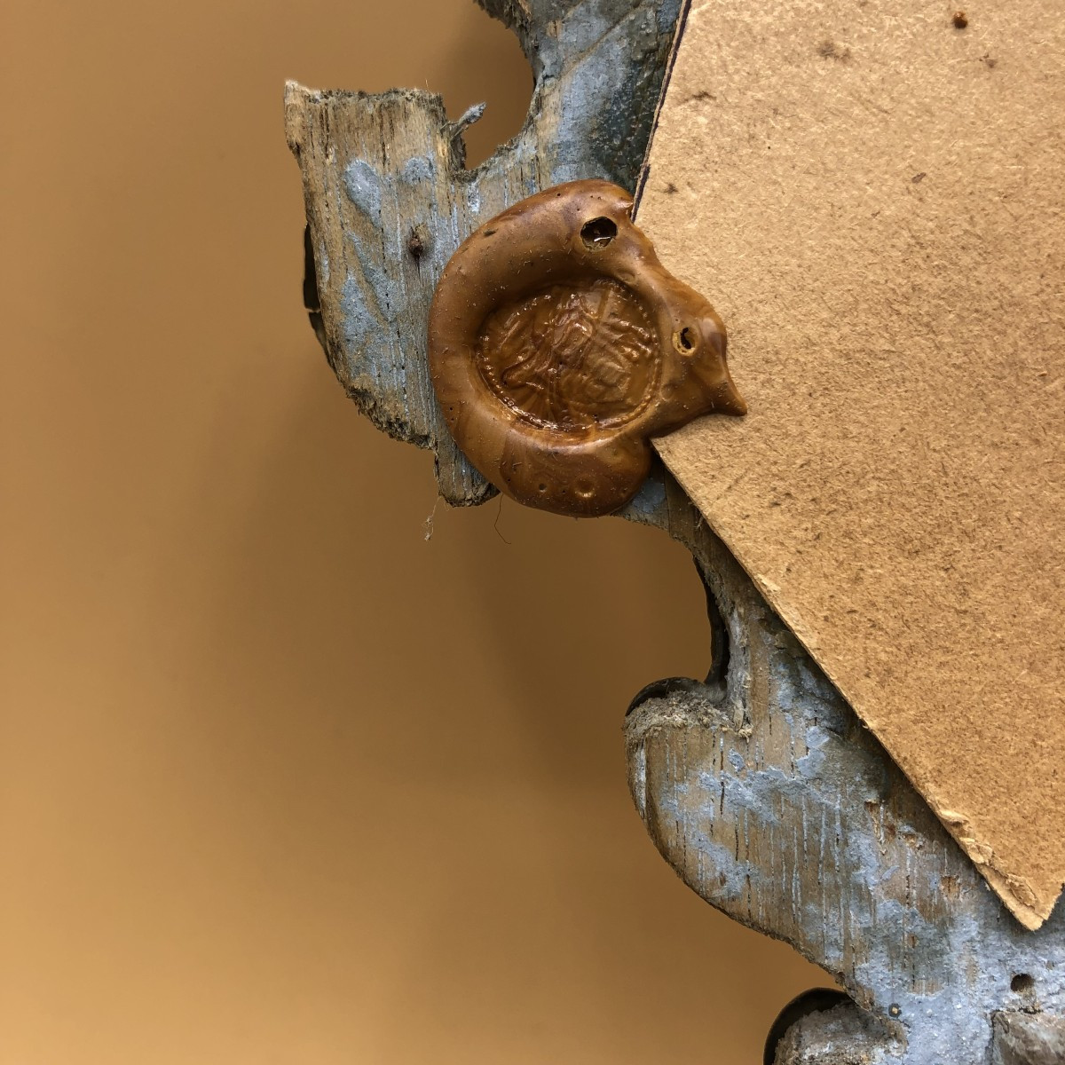 RELIQUIARIO DI SAN POLICARPO VESCOVO E MARTIRE OGGETTO DEL SEC. XVIII° IN METALLO ARGENTATO-photo-2