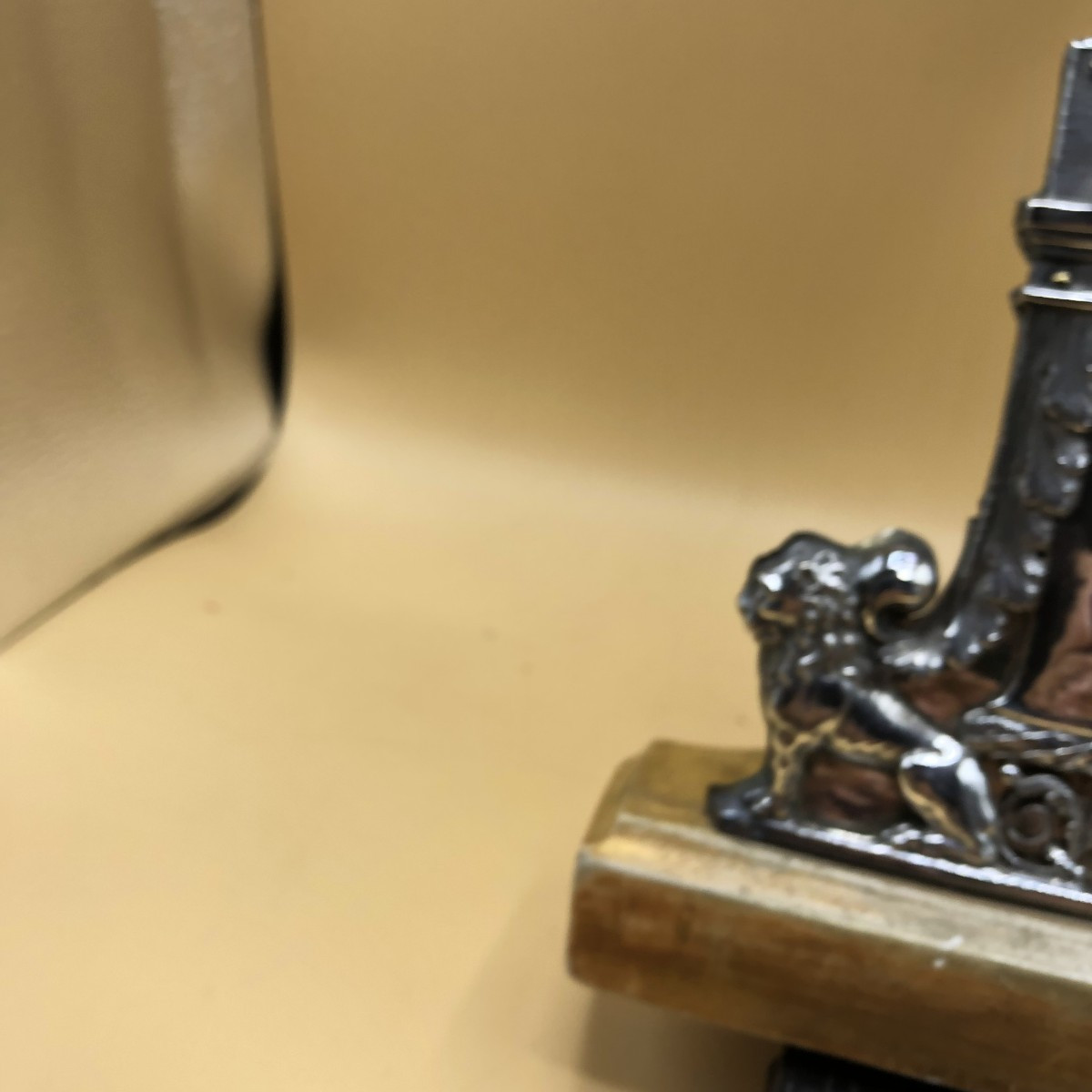 RELIQUIARIO IN ARGENTO MASSICCIO DI SAN ROCCO OGGETTO DEL PERIODO IMPERO -photo-3