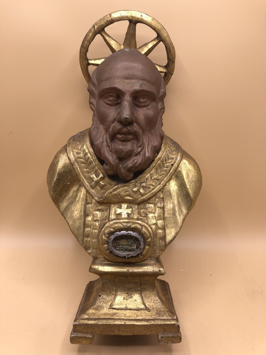 Busto reliquiario di San Nicola di Bari vescovo di Myra