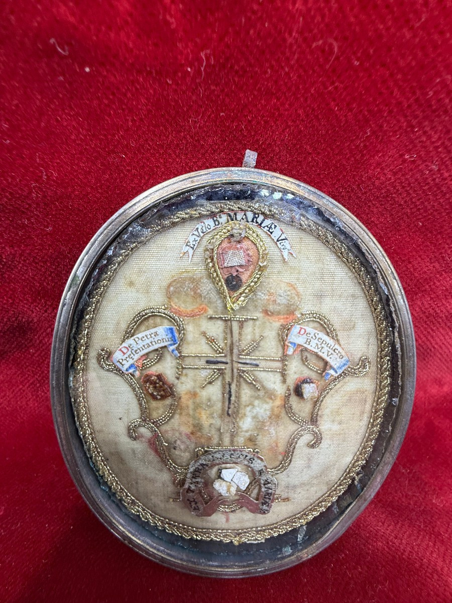 Reliquiario della S.Croce e 4 reliquie della Madonna-photo-2