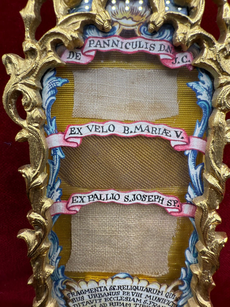 Reliquiario  delle fasce di N.S.G.C.-del velo della Madonna e del mantello di S.Giuseuseppe-photo-3