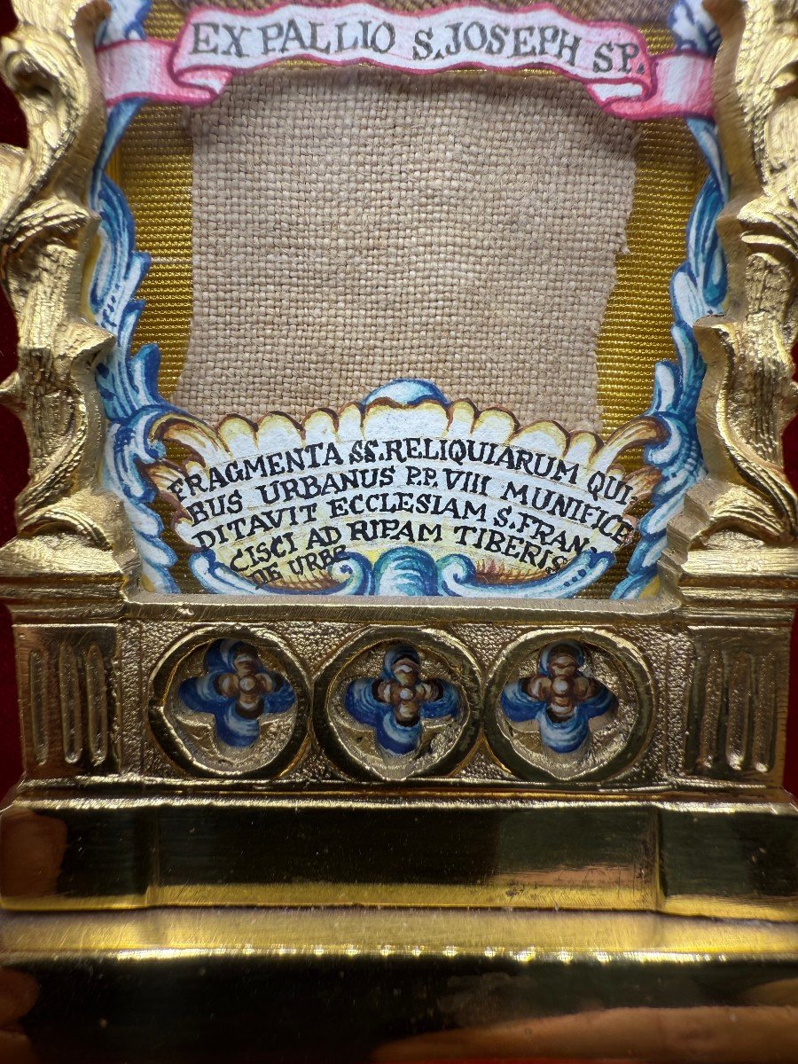 Reliquiario  delle fasce di N.S.G.C.-del velo della Madonna e del mantello di S.Giuseuseppe-photo-4