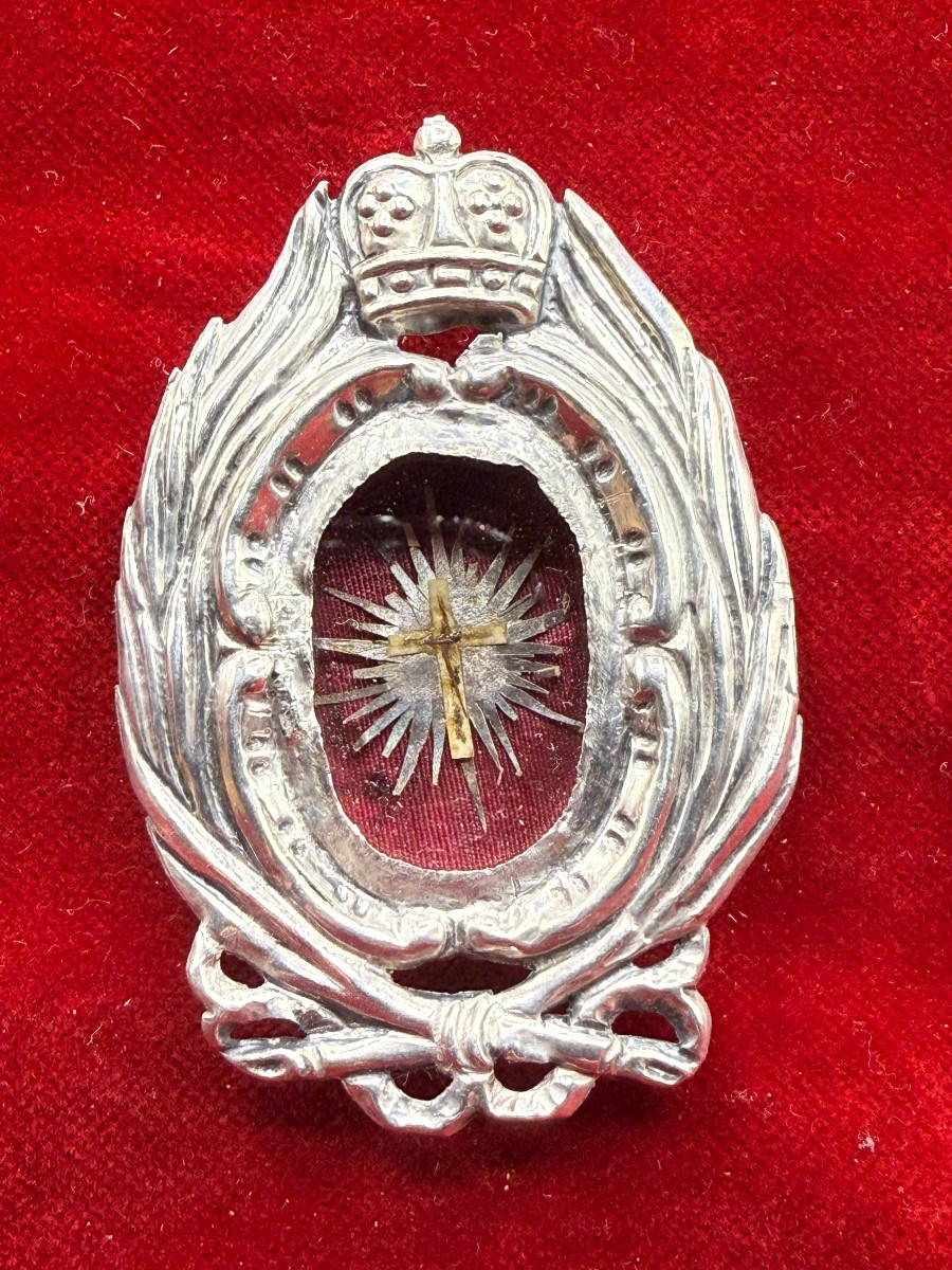 Reliquiario in argento della Santa Croce di Nostro Signore Gesù Cristo