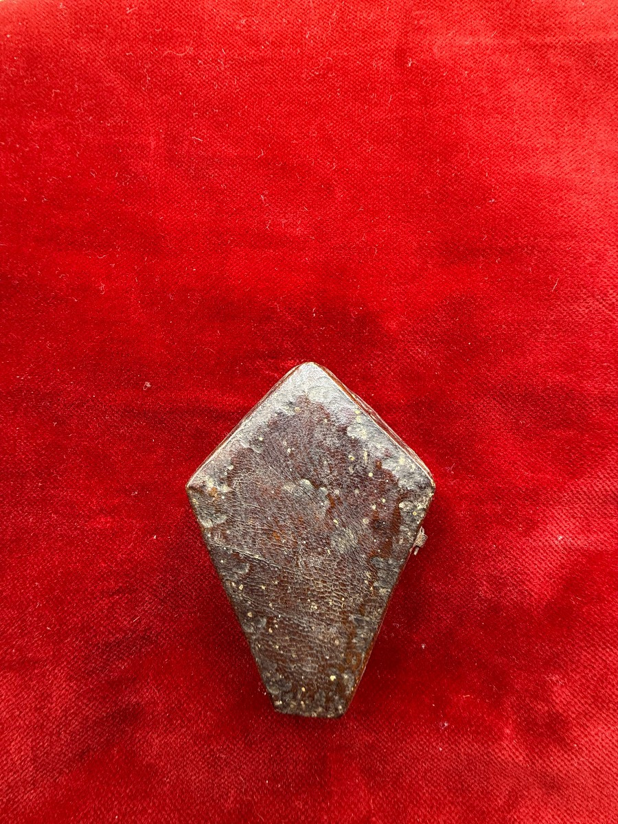 Reliquia della S.Croce in cofanetto di cuoio  -photo-3