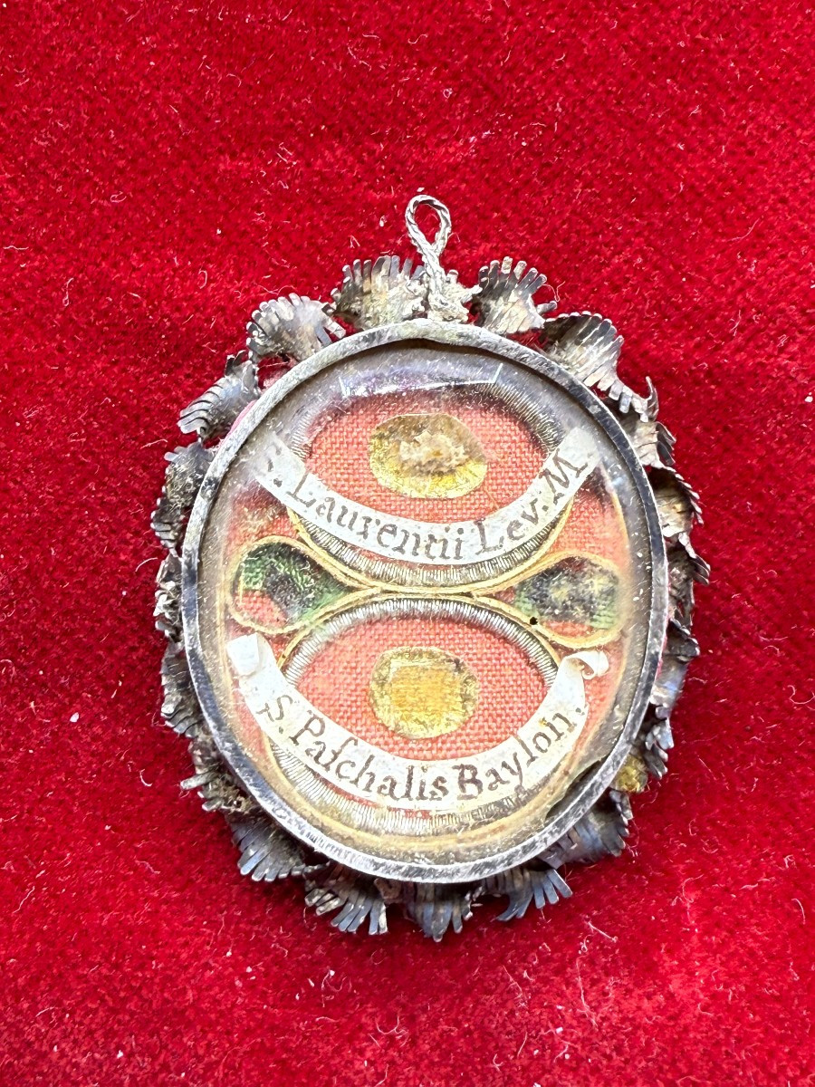 Reliquiario in argento di S.Lorenzo Levita e Pasquale Baylon  