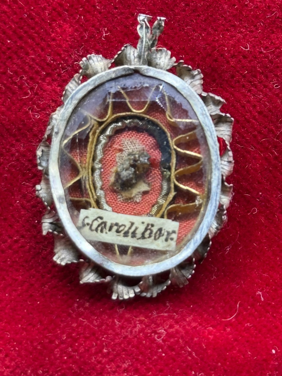 Reliquiario in argento di San Carlo Borromeo 