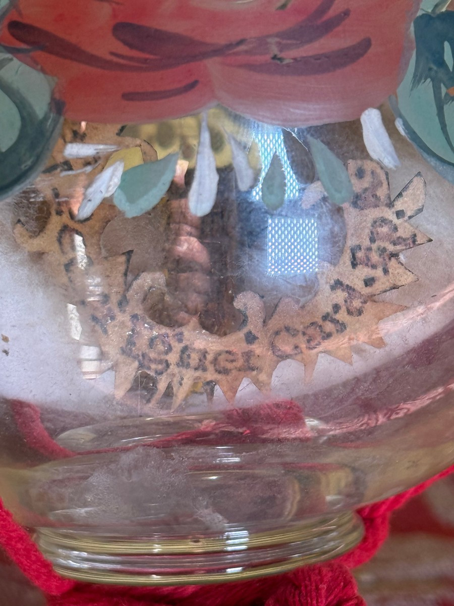 Reliquiario in cristallo dipinto di S.Pietro Igneo Card. e Vesc. di Albano 