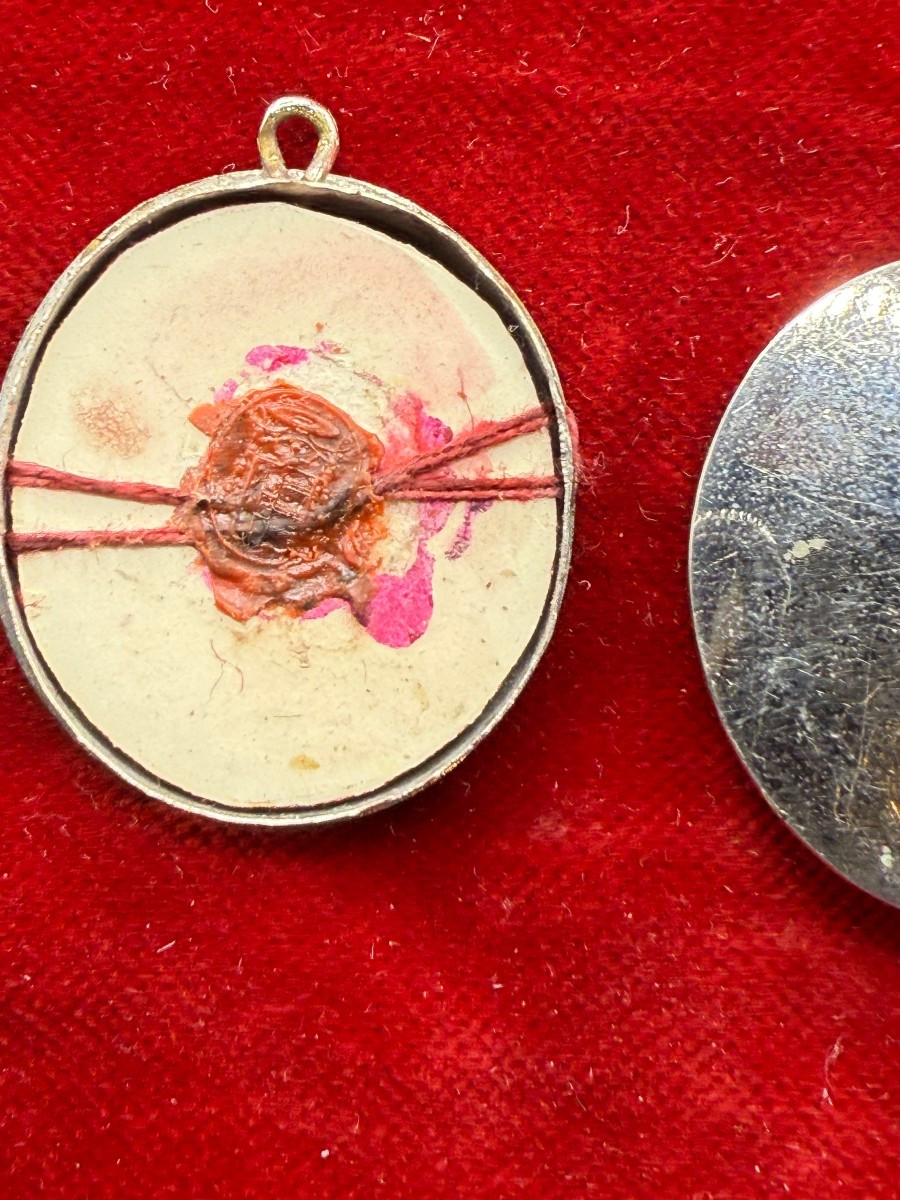 Reliquiario in argento di S.Ludovico ed Elisabetta d'Ungheria-photo-3